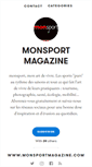 Mobile Screenshot of monsportmagazine.com